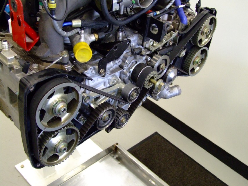 Subaru Engine rebuild cambelt fitted
