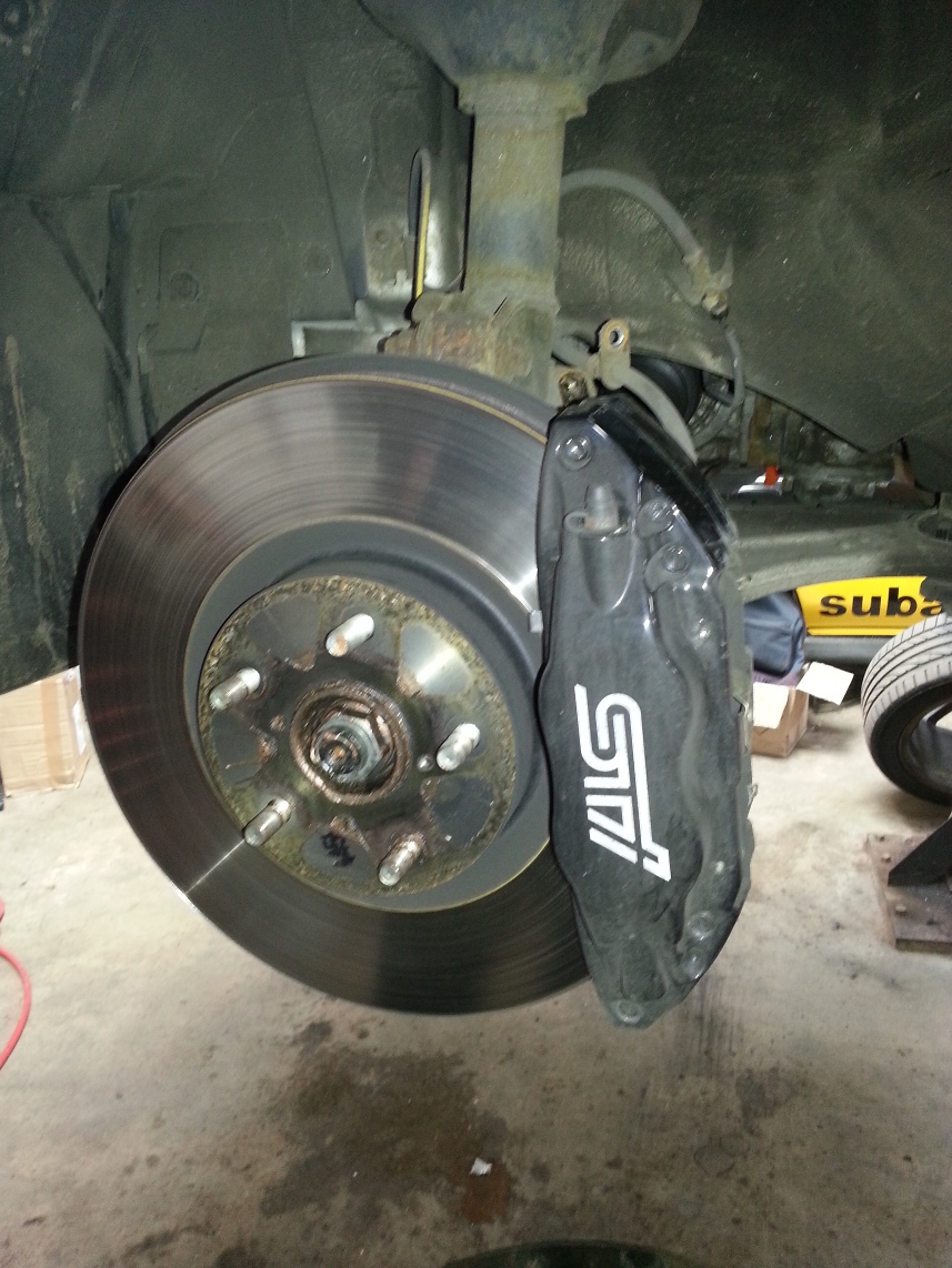 KSport 330mm brake kits Before fitting 2