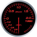 defi gauge red-amber turbo boost pressure