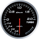 defi gauge white turbo boost pressure £171
