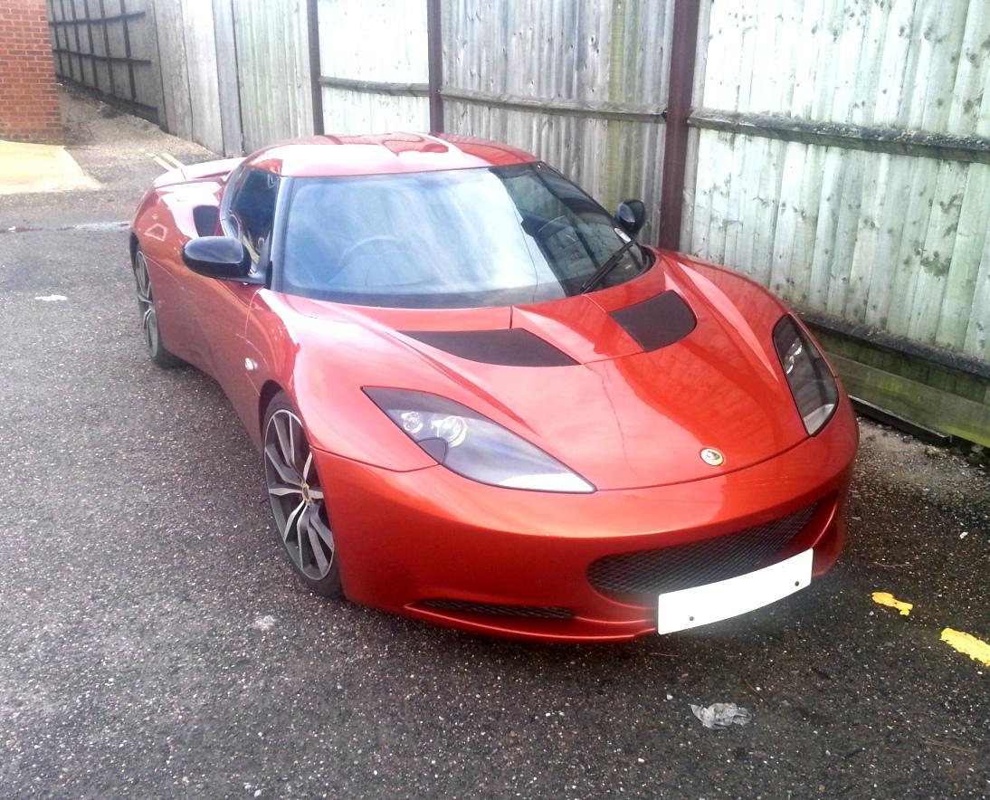 Lotus Evora On Rolling Road Pictures